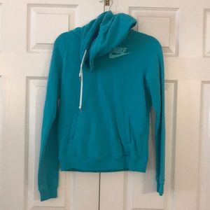 Nike cowl neck hoodie with pockets